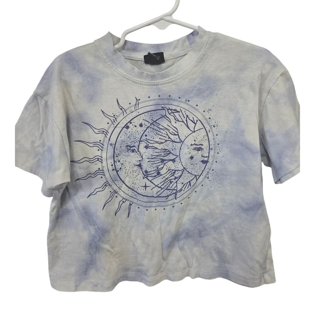 Celestial Sun & Moon Graphic T-Shirt – Art Class – S (6/6X)